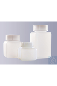 8Articoli simili a: Wide neck bottle, HDPE, square, natural, without closure, GL 28, 20 ml Wide...